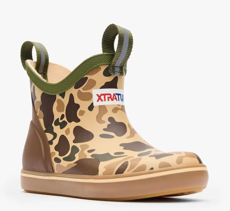 Yth Ankle Deck Boots - Duck Camo Yth Ankle Deck Boots - Duck Camo