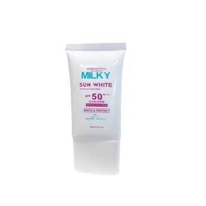 KEISHA White Skin Naturals Milky Sun White Premium Sunscreen SPF 50 PA+++ | Lightweight, Non-Greasy UVA/UVB Broad Spectrum – 30ml