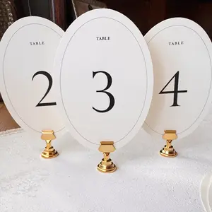 Ivory Wedding Table Numbers Numerical | PRINTED - Style 298