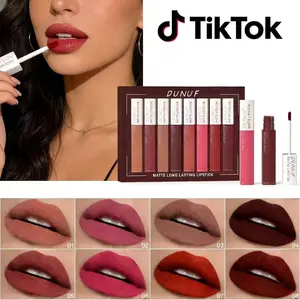 8Pcs Matte Liquid Lipstick Collection - Waterproof & Smudge-Proof Lip Gloss Set, Nude & Bold Shades for Natural & Dramatic Makeup Looks shop cruelty free super  stay  viny  link personalised  gifts velvet matte finish doll by soleon high-end woman