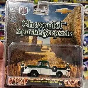 M2 Machines Diorama 1958 Chevrolet Apache Step side New 2025 Diecast Truck