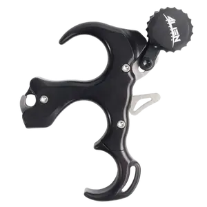 Professional Thumb Trigger Compound Bow Release, Anti-Fatigue Comfortable Grip for Long Time Shooting, Wide Used in Indoor Archery Range Outdoor Hunting & Field Survival, Improve Accuracy Stable CNC Machined Archery Release Accessories