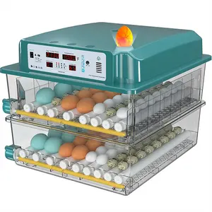 Incubators for Hatching 120 Eggs with Automatic Egg Turning Humidity Monitor Temperature Control 5 Modes Dual Power Supply for All Egg Sizes