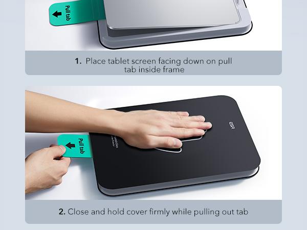 ESR Screen Protector for iPad Air 11"/13"&iPad Pro 11"/13"&iPad A16 11/10, Bubble-Free, Easy Installation, 9H Tempered Glass Film with UltraFit Tray ESR Screen Protector for iPad Air 11"/13"&iPad Pro 11"/13"&iPad A16 11/10, Bubble-Free, Easy Installation, 9H Tempered Glass Film with UltraFit Tray