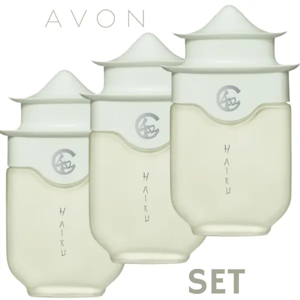 Avon Haiku Eau de Parfum Spray 1.7 fl. oz. Set of 3 Edp Spray Perfume
