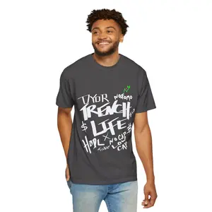 Trench Life Graffiti 'Crypt Apparel' T-Shirt | Chest Logo, Back Script