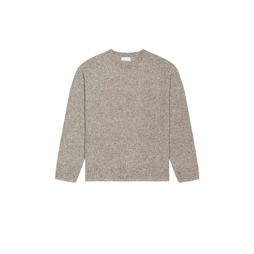 JOHN ELLIOTT Wool Powder Knit Crew in Grey