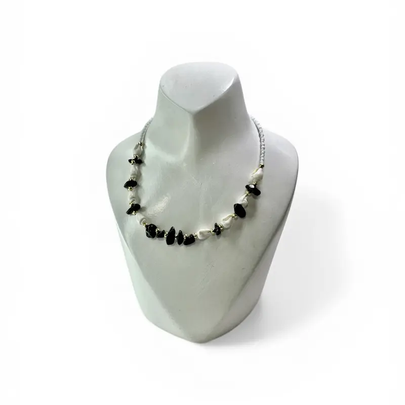 Collar de caralores y obsidiana Witchy Jewelry Fashionable Jewelry Accessories