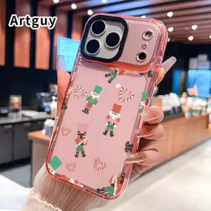 Case for iPhone 17 Pro Max 16 15 Plus Air 14 13 12 11 Nutcracker Candy Dream Non-Yellowing Shockproof Clear slim Protective Softcase