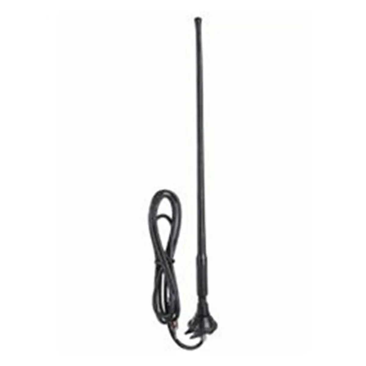 212 MAIN Universal Top Mounting Rubber AM/FM Radio Antenna - 14 in. Tall, 54 in. Cable, Removable Mast, Black, Boating Sports & Outdoor Accessory, Water Sports, Flat Surface, Vehicle Accessories, Marine Water Sports