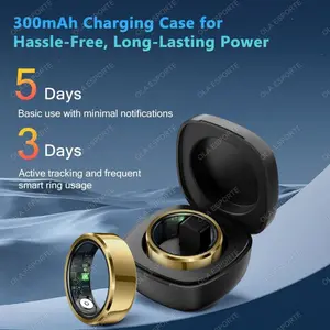 2026 Smart Ring Blood Pressure Heart Rate Sleep Monitoring Smartring IP68 & 5ATM Waterproof Multi-sport Mode Smartring Man Womennew smart ring