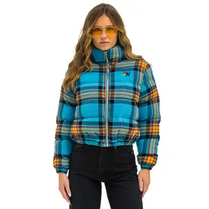 APRES PLAID PUFFER JACKET - JACKSON PLAID