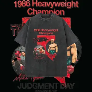 Men's Mike Tyson Judgment Oversized T-Shirt - Multicolor