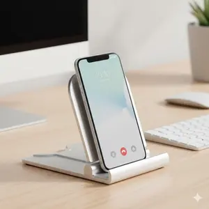 Foldable Phone Stand Portable Mini Desktop Adjustable Multi-Angle Holder for Tablets & Devices Space-Saving Stable Support Study Office Binge-Watching Practical Gadget Enhanced Device Convenience