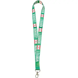 Lebanon Lanyard Key Holder / Badge Holder / ID Holder