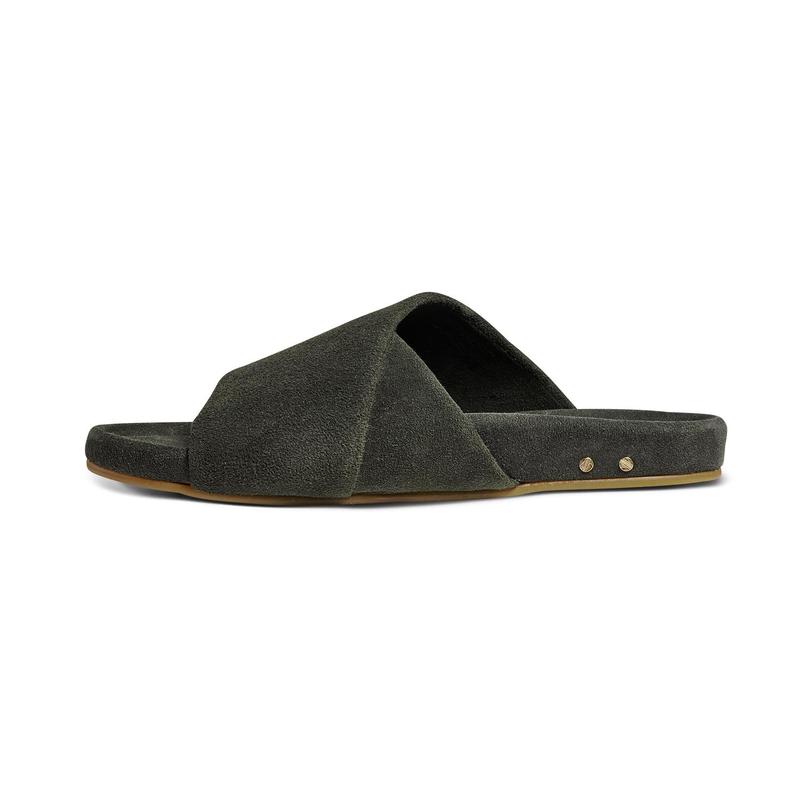 beek KEA Suede Slide Sandals - Ivy Women's Summer Walking Shoes with Memory Foam Footbed & Rubber Outsole for Enhanced Grip