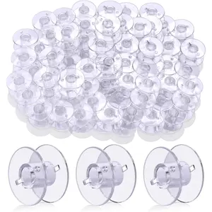 50 pcs Plastic Bobbins for Sewing Machine SA156 15J Class 15 Bobbins Sewing Machine Bobbins Sewing Accessories