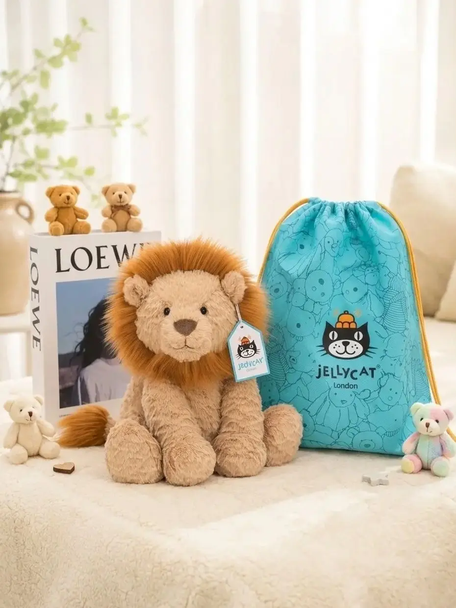 Jellycat Fuddlewuddle Lion Plush |  Free Official Jellycat Gift Bag