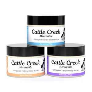 Whipped Tallow Body Butter Bundle - Deep Moisturizing, Skin Soothing & Repairing Cream Body Care Moisturizer Moisture Olive