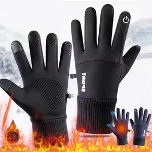 Unisex Winter Waterproof Ski Gloves - Warm, Windproof, Thermal with Touchscreen Fingers for Cold Weather; Perfect for Running, Driving, Cycling, Hiking, and Outdoor Activities