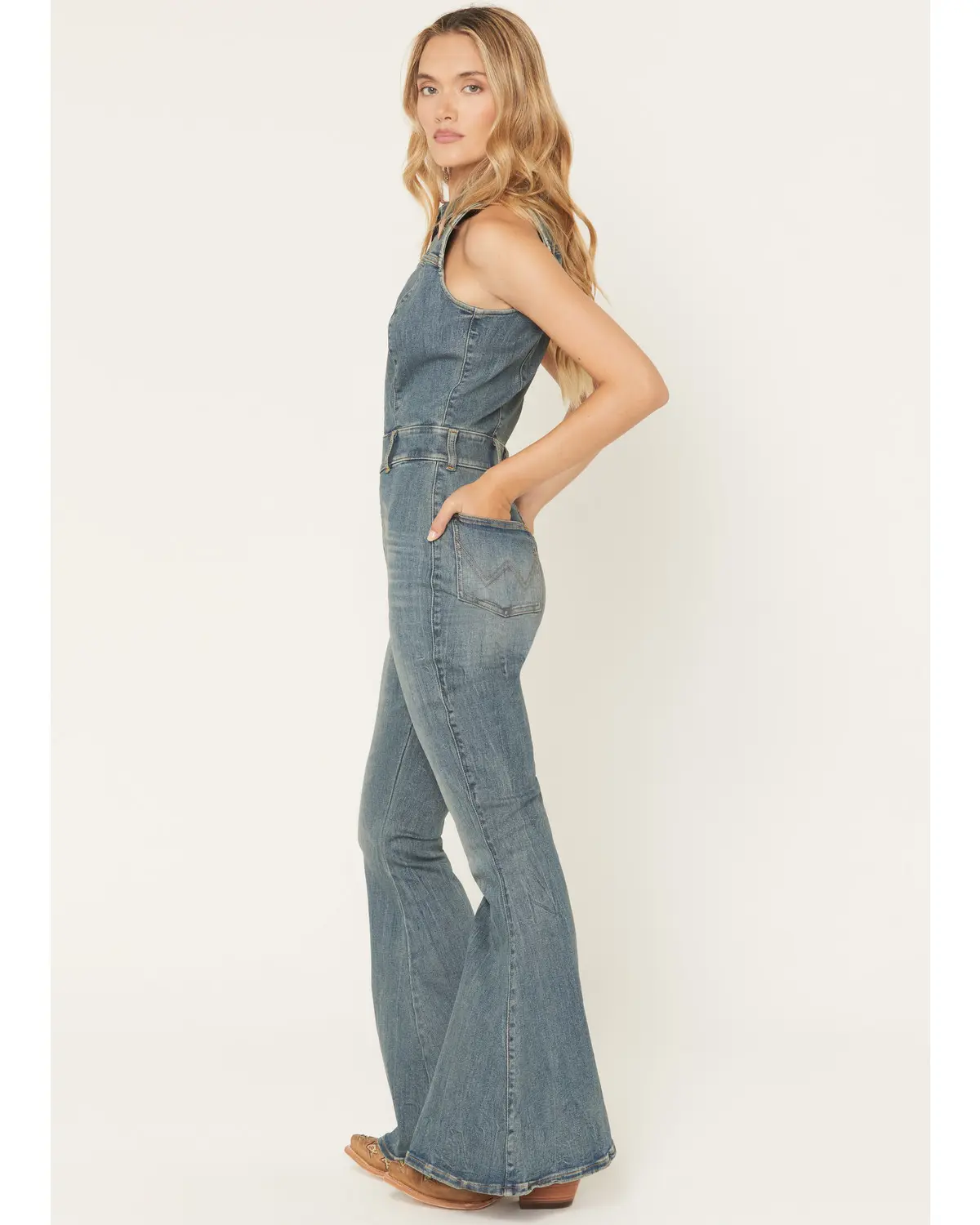 Wrangler Women's X Lainey Wilson Women'S Denim Zip Jumpsuit