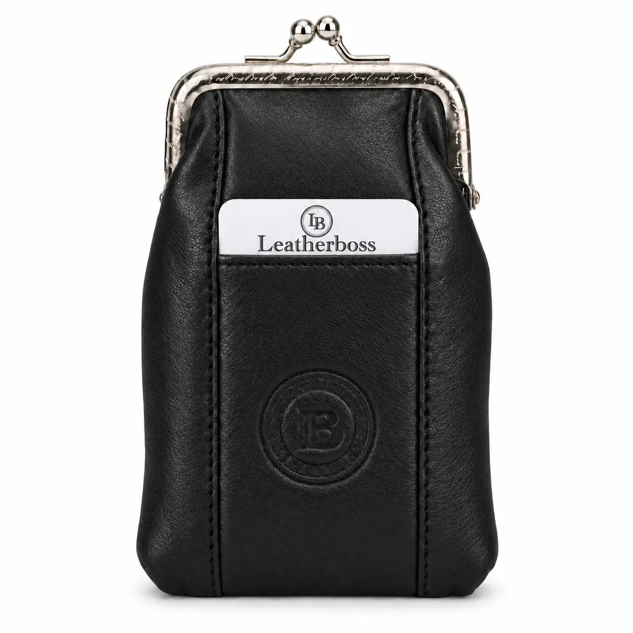 Genuine Leather Cigarette Case Pack Holder, Luxe Fashion Item with Lighter Pocket, Fits Regular or 100's Size Cigarettes, Secure Sturdy Metal Snap Clasp, Space-Saving Compact Durable Design, Lighter Accessories & Related Items