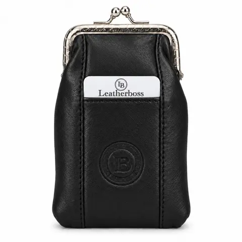 Genuine Leather Cigarette Case Pack Holder, Luxe Fashion Accessory with Lighter Pocket, Fits Regular or 100's Size, Secure Sturdy Metal Snap Clasp, Space-Saving Compact Durable Design