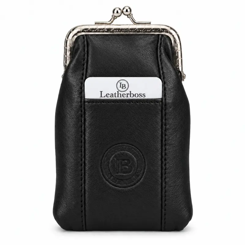 Genuine Leather Cigarette Case Pack Holder, Luxe Fashion Accessory with Lighter Pocket, Fits Regular or 100's Size, Secure Sturdy Metal Snap Clasp, Space-Saving Compact Durable Design