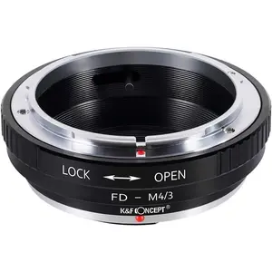 K&F Concept Aluminium Lens Mount Adapter Ring Compatible with Canon FD Lenses to Micro 4 Thirds (M4/3) Olympus Pen and Panasonic Lumix Cameras