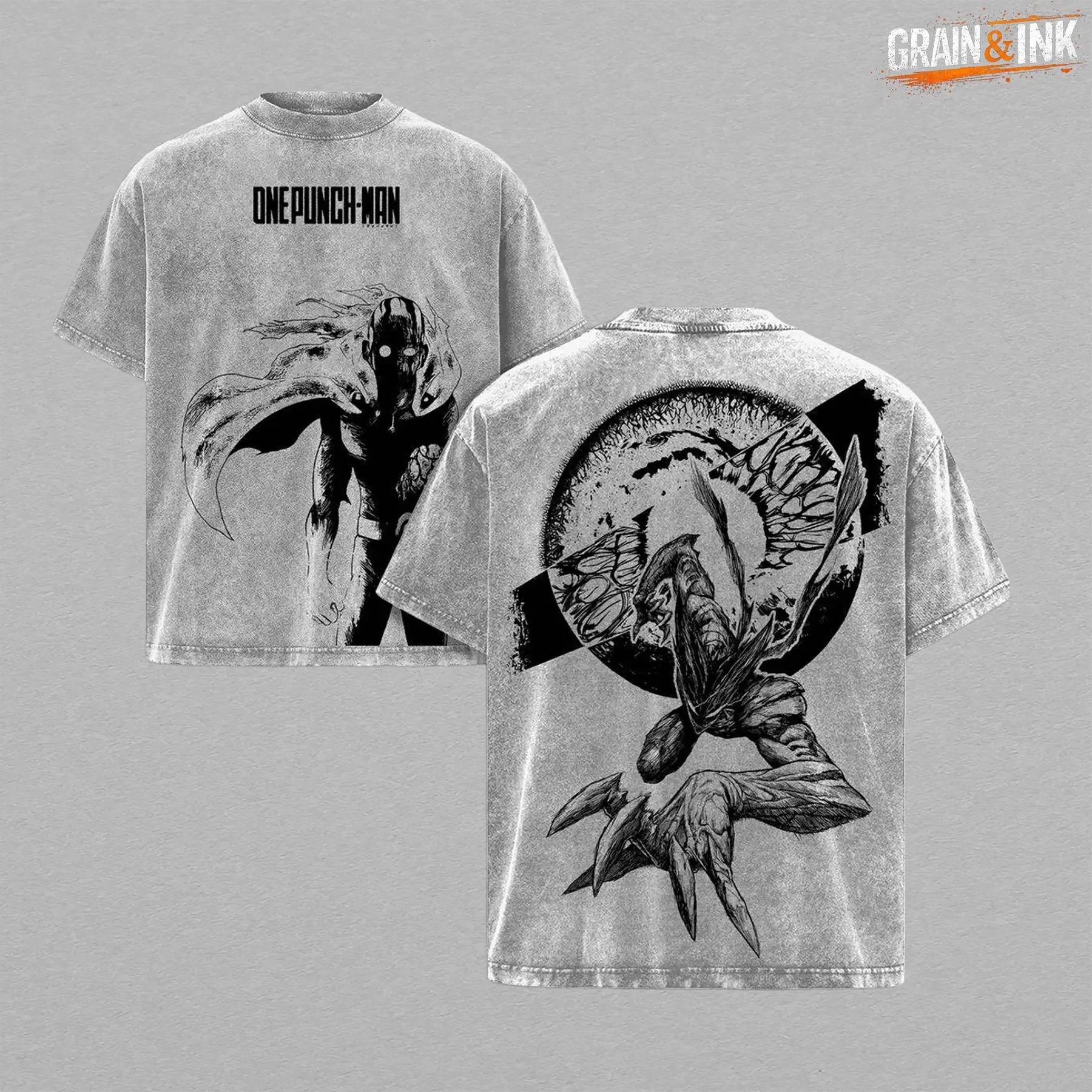 Saitama x Garou T-Shirt – One Punch Man Season 3