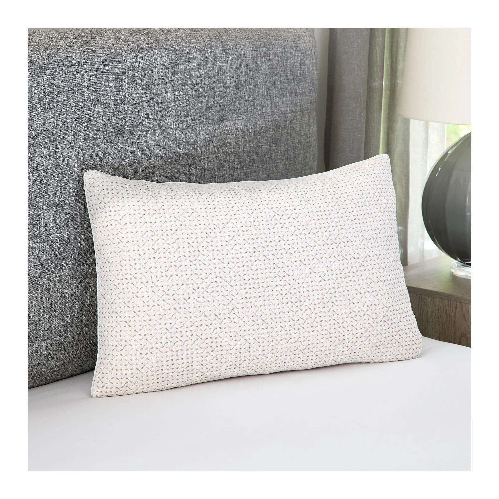 Bodipedic Memory Foam Cluster Bed Pillow with Copper Cover