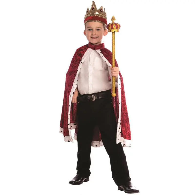 King's Robe & Crown Set - Various Colors
