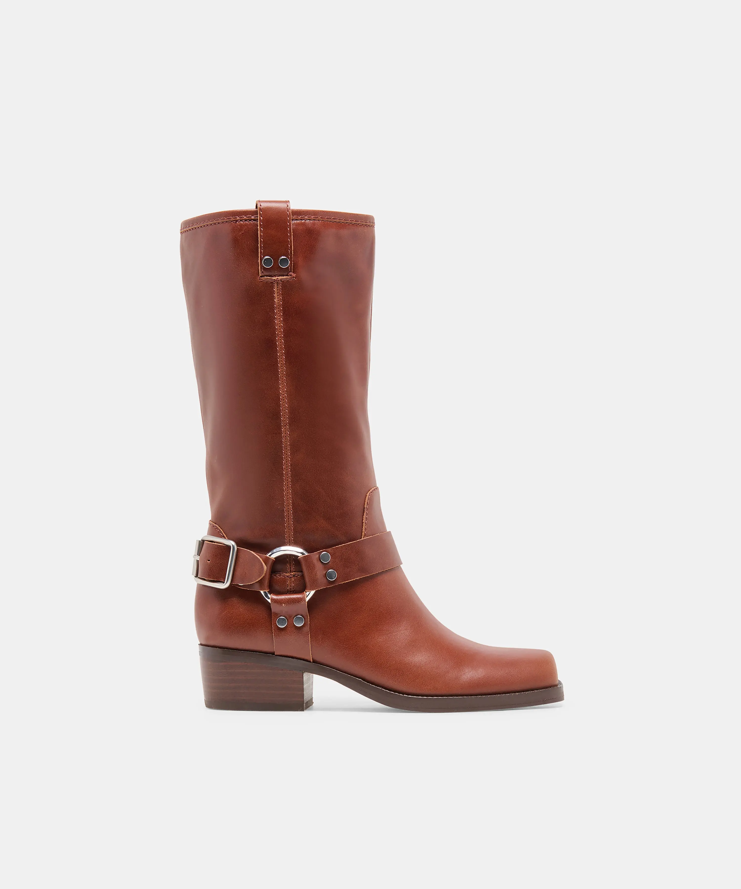 ROLAN BOOTS BROWN PATENT LEATHER