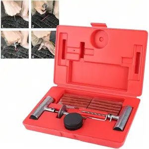Tire Repair Kit, Tire Plug Kit, Tire Repair Reamer Plug Kit, Tubeless Tyre Puncture Plug Repairing Tool For Tractors Lawn Mowers Trucks Automobiles Wheel, Normal, Popular