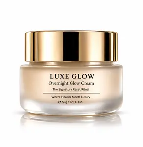 Barrier Repair Night Cream - Overnight Glow, Hydrating, Calming Moisturizer with Ceramic Milk Skin Serum for Sensitive & Combination Skin