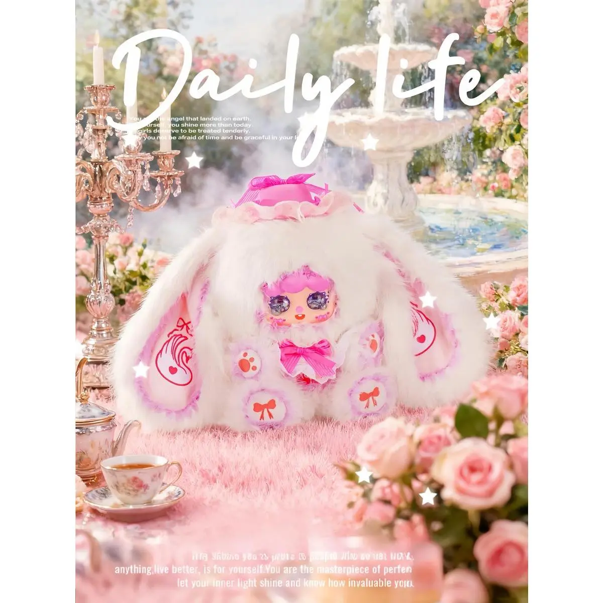 MIGO 600% Rose Tea Party Bunny Plush Doll, Soft Furry Collectible Figurine, Soft Cuddly Gift, Backpack or Clothing Decoration, Kawaii Blind Bag Stuffed PAP Toy - TikTok Shop MIGO 600% Rose Tea Party Bunny Plush Doll, Soft Furry Collectible Figurine, Soft Cuddly Gift, Backpack or Clothing Decoration, Kawaii Blind Bag Stuffed PAP Toy - TikTok Shop