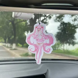 Japanese Anime Cartoon Car Perfume, Natural Essential Oils, Long-Lasting Scent 60-90 Days, Air Freshener for Home & Bathroom
