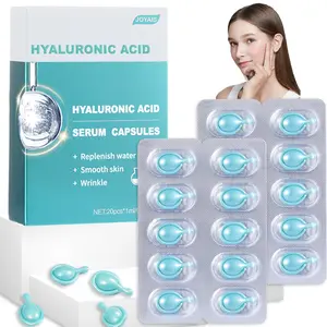 Hyaluronic Acid Serum Capsules Face Care Portable Brightening Anti-Aging Skin Care