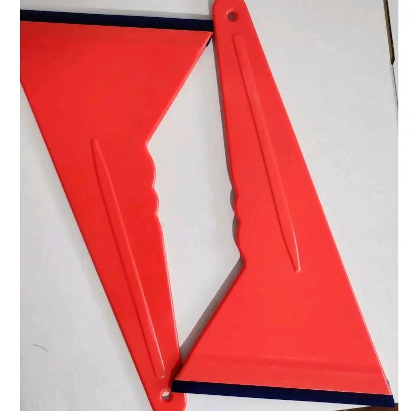 Windshield Squeegee Set of 2 - Red Color, Ideal for Cleaning Windshields, Durable and Efficient Design