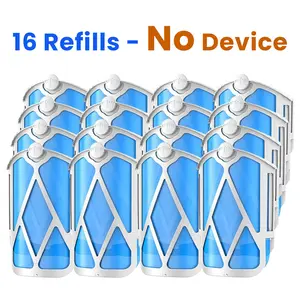 16-Pack Flying Trap Refills Compatible with zzevo M364, M364A & Max Series, Long-Lasting Sticky Glue Cartridges for Gnats, Fruit Flies and Flying Insects, Value Bulk Pack