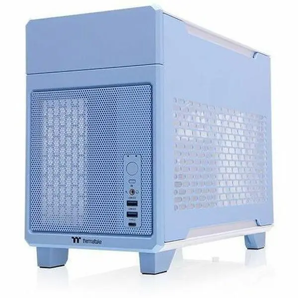 Thermaltake TR100 SFF mITX Gaming Computer Case Hydrangea Blue CA11A00SFNN00