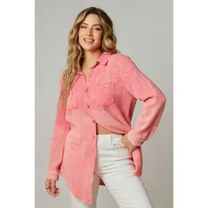 Acid Wash Ombre Shirt