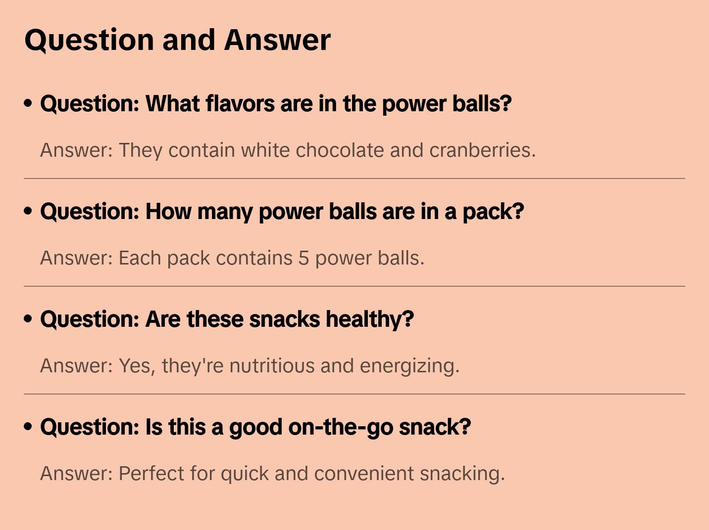 Kyle's Power Balls (White Chocolate Cranberry)