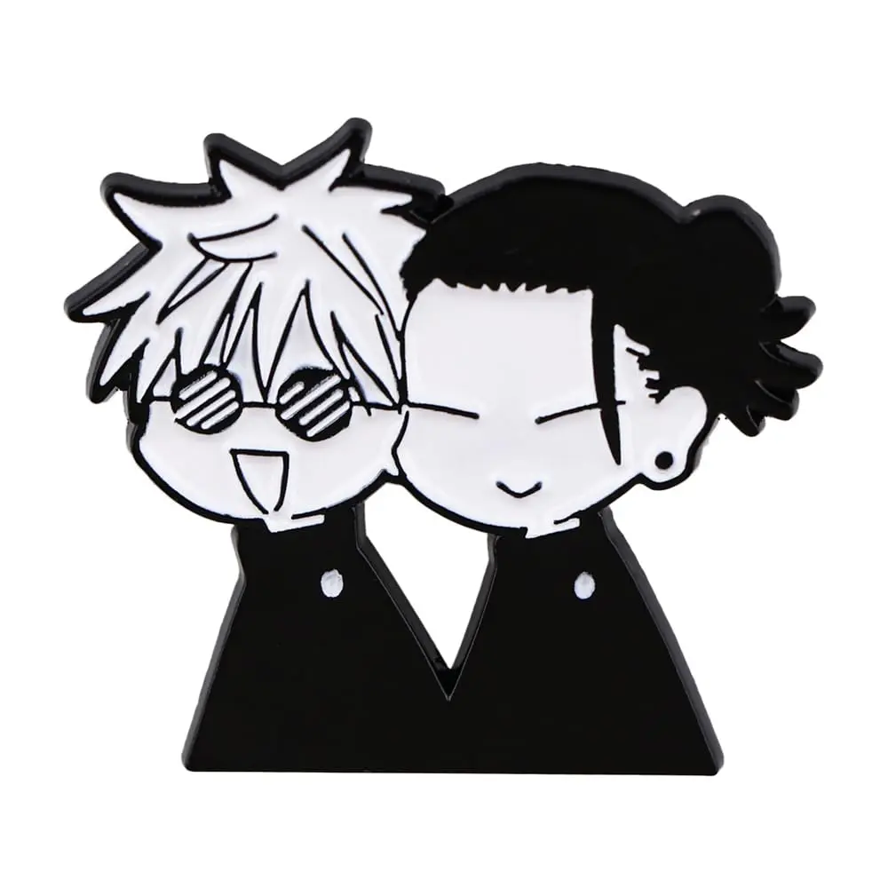 Gojo & Geto Jujutsu Kaisen Chibi Enamel Pin