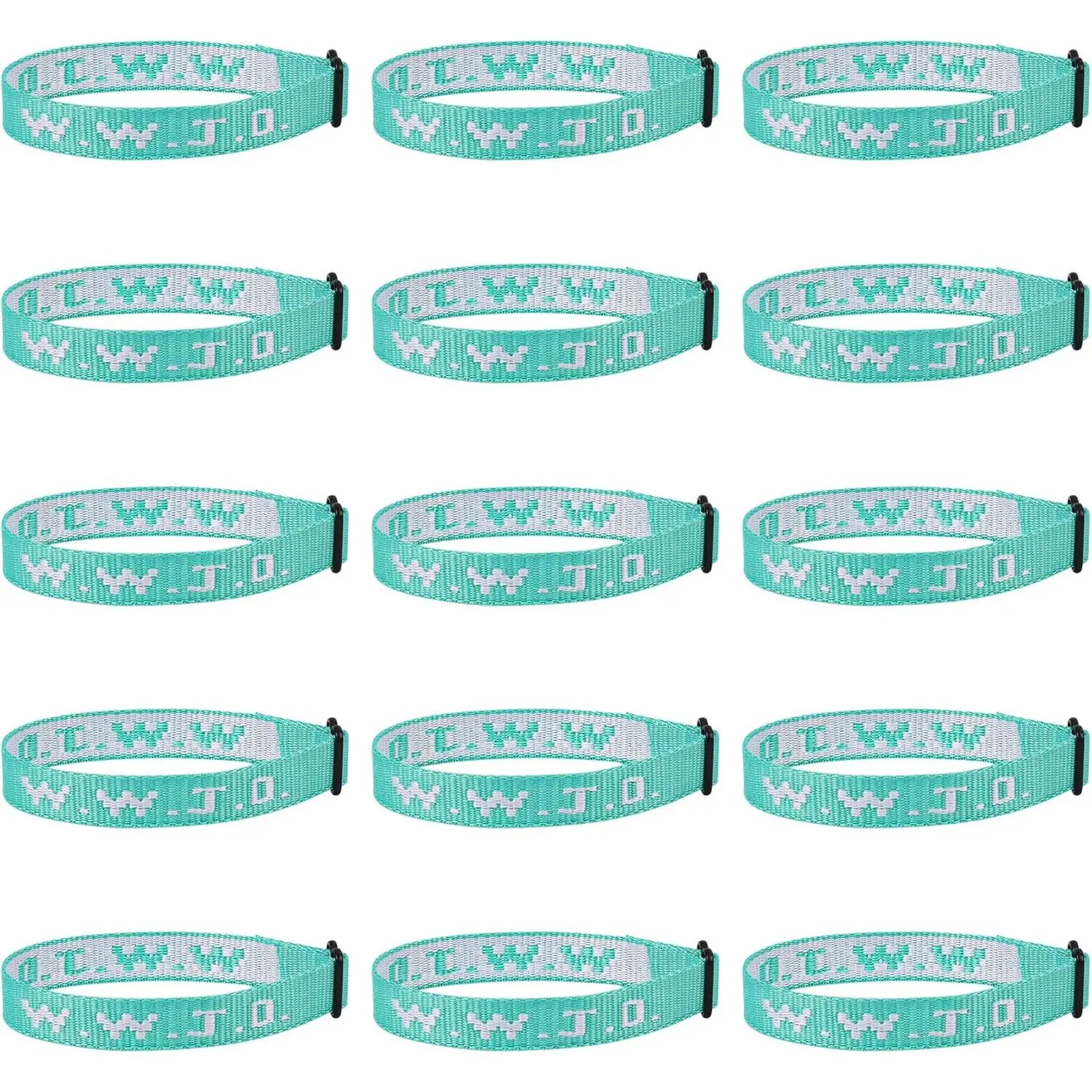 15 count WWJD Bracelet Pack for Women Men, Christian  Bracelet Gifts, Adjustable What Would  Do Wristbands