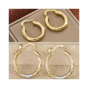 2pairs oval irregular earrings for women, heavy and fashionable irregular circle earrings, daily earrings