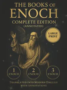 The Books of Enoch Complete Edition - LARGE PRINT (Annotated): 1 Enoch, 2 Enoch, and 3 Enoch Translated into Modern English with Annotations