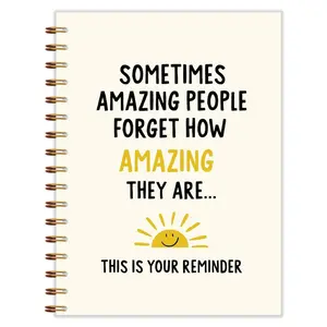 Thank you gift spiral notebook 5.5x8.3, a farewell gift diary for colleagues, colleagues leave a gift diary for writing, sometimes remarkable people forget to bring a notebook to take notes