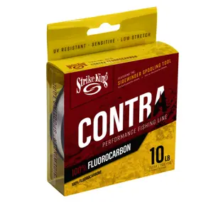 Strike King Contra Premium Fluorocarbon Fishing Line