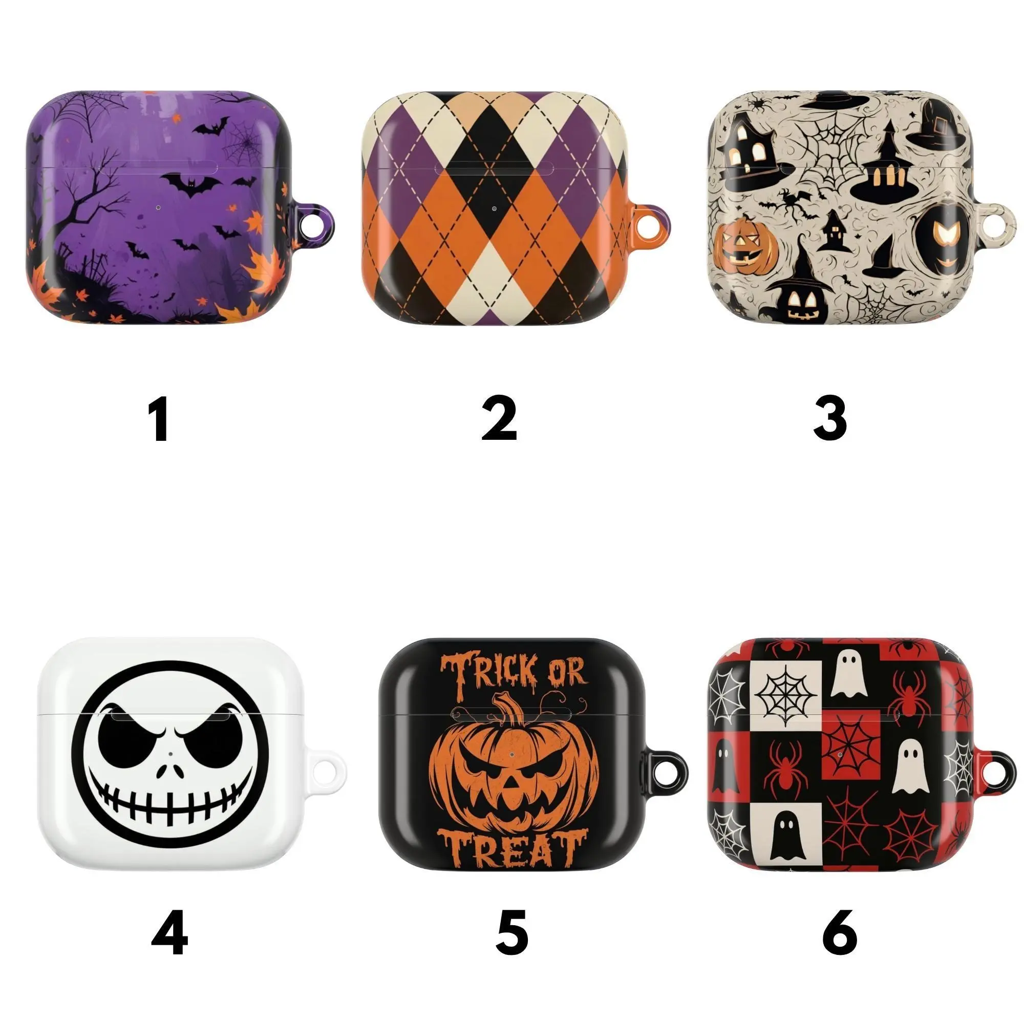 Halloween Aesthetic Airpods Case Compatible with AirPods 1 2 3 4 Pro 1 2 3 Perfect Halloween Accessories